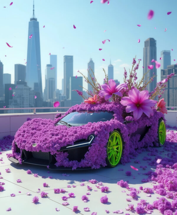 flower car